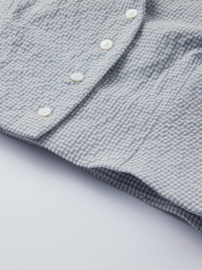 Lena Collared Sleeveless Crop Top