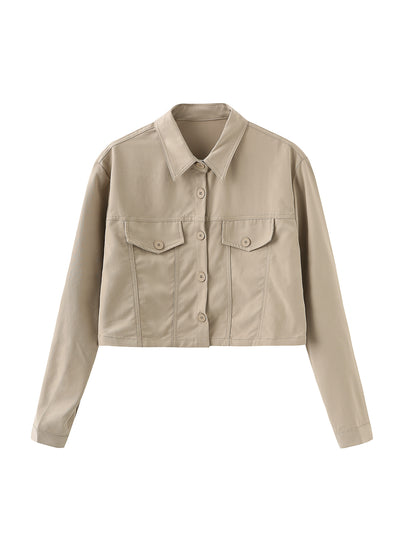 Tyne Cropped Patch Pocket Jacket