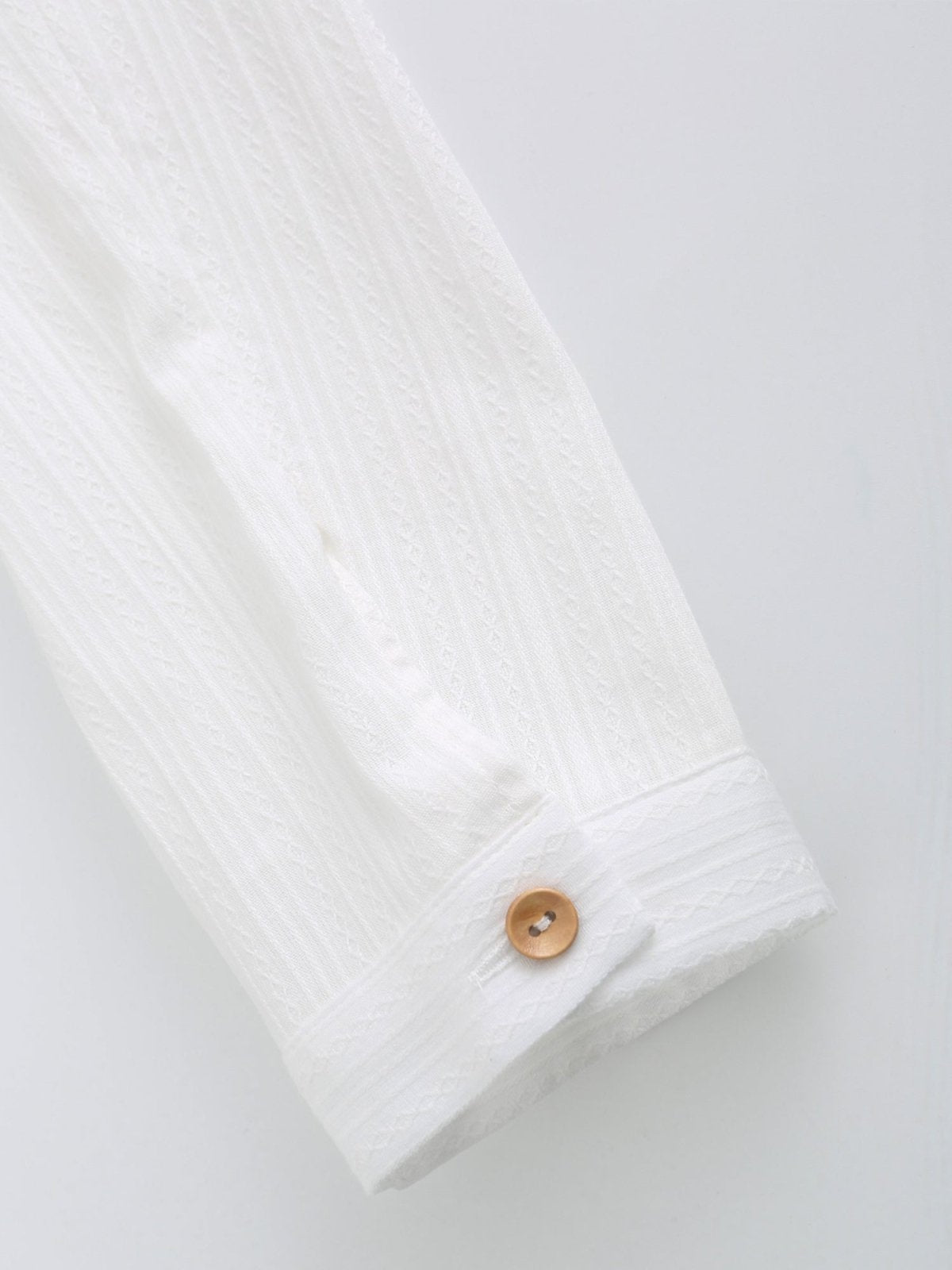 Stella Square Neck Tie Waist Top - DAG-DD9614-22MochiIvoryF - Marshmallow White - F - D'ZAGE Designs