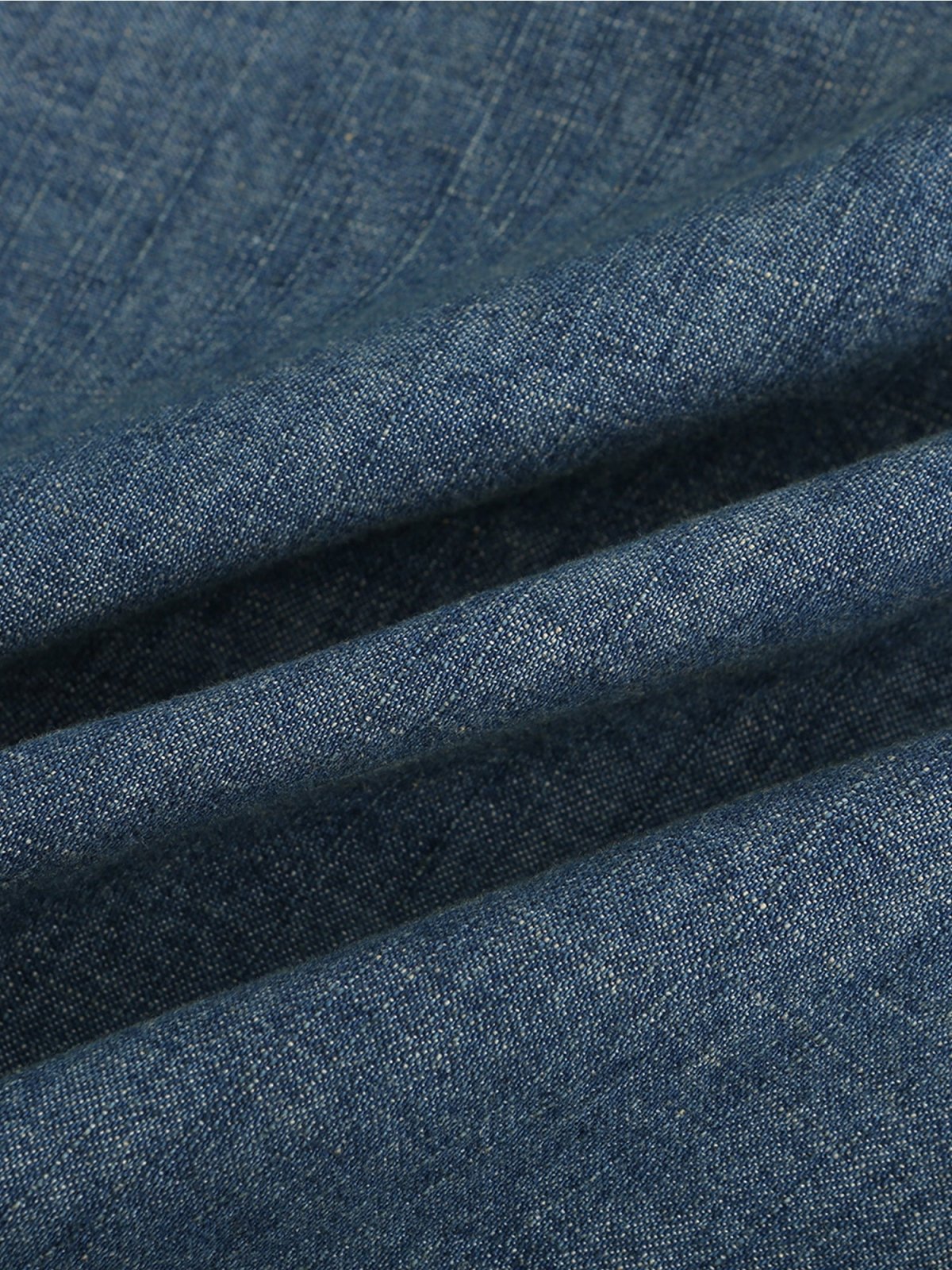 Denim Crop Shirt - DAG-G-9638-22DenimF - Denim - F - D'ZAGE Designs