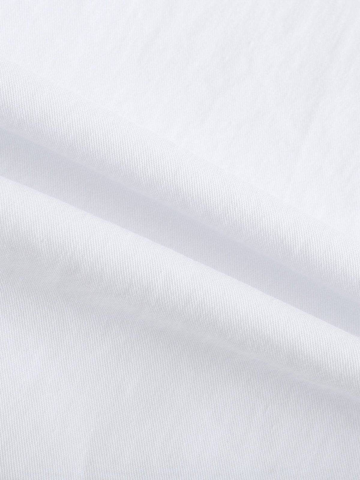 Danae Cut Out Shirt Dress - DAG-DD9619-22MochiIvoryF - Marshmallow White - F - D'ZAGE Designs