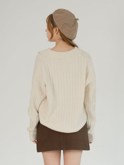 Brooke Corduroy Hexagon Beret - DAG-G-A9851-22KhakiF - Beige - F - D'ZAGE Designs