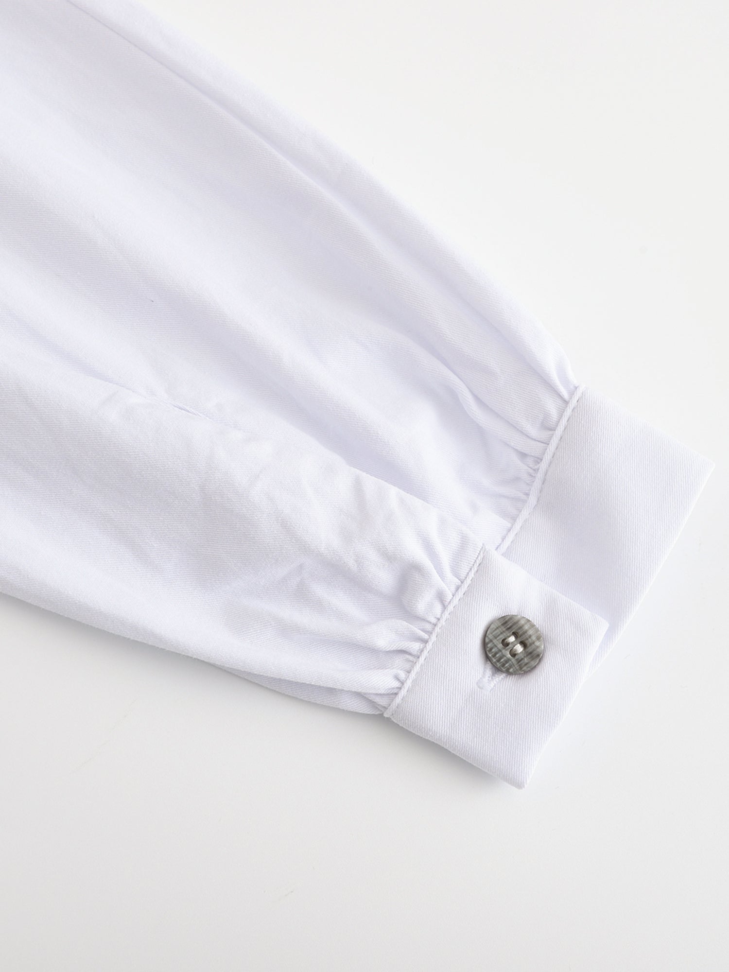 Pearl Double Button Crop Shirt*