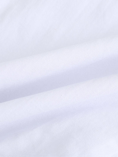 Tanya Square Neck Ribbon Blouse - DAG-DD9615-22MochiIvoryF - Marshmallow White - F - D'ZAGE Designs