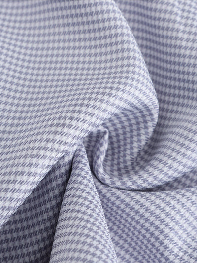 Hala Houndstooth Wrap Mini Top - DAG-DD0156-23BluePlaidS - Blue Lavender - S - D'ZAGE Designs