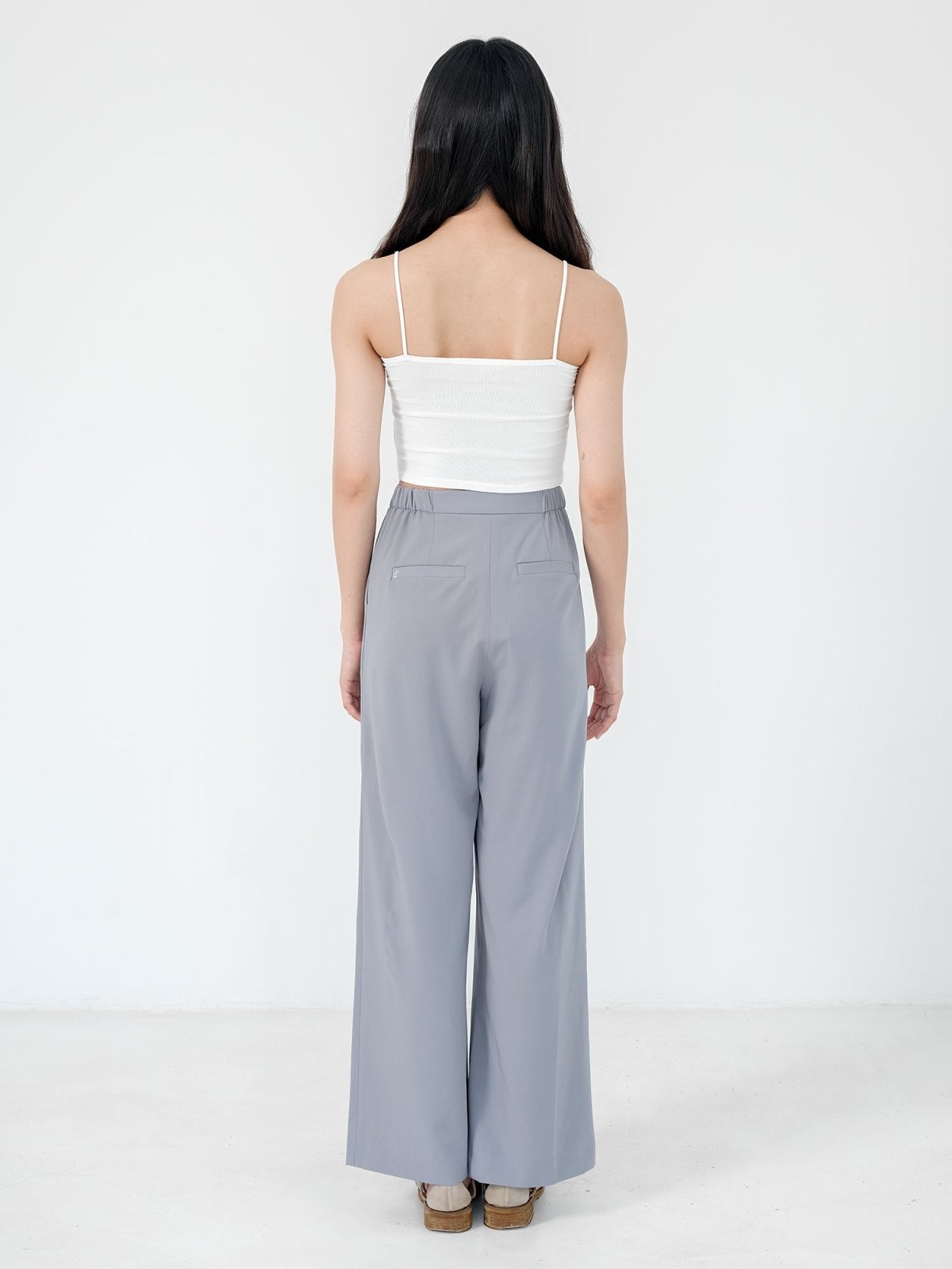 Kristen Basic Crop Bra Top ( 4 Colours ) - DAG-G-220196WhiteF - White - F - D'ZAGE Designs