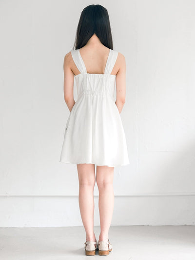 Theia Sweetheart Neck Mini Dress - DAG-DD8731-21IvoryS - Mochi Ivory - S - D'ZAGE Designs
