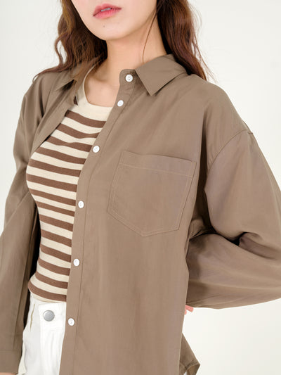 Oversized Long Sleeve Shirt
