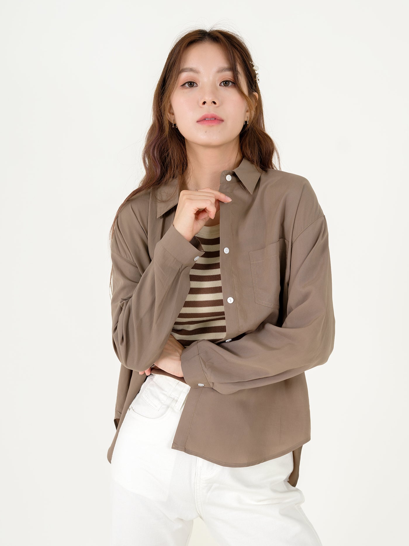 Oversized Long Sleeve Shirt
