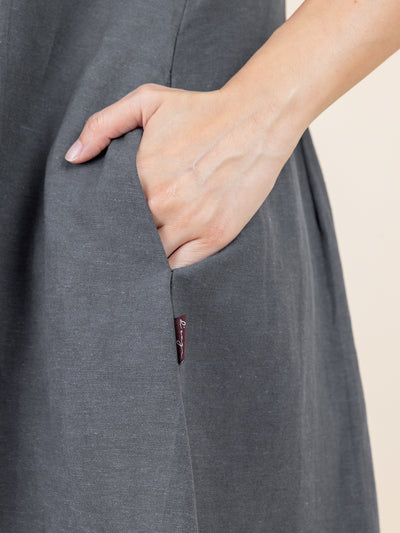 Levi Notch Collared Mini Dress
