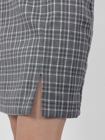 Emma Slim Cut Strap Mini Dress - DAG-DD9898-22GrayS - Gray - S - D'ZAGE Designs