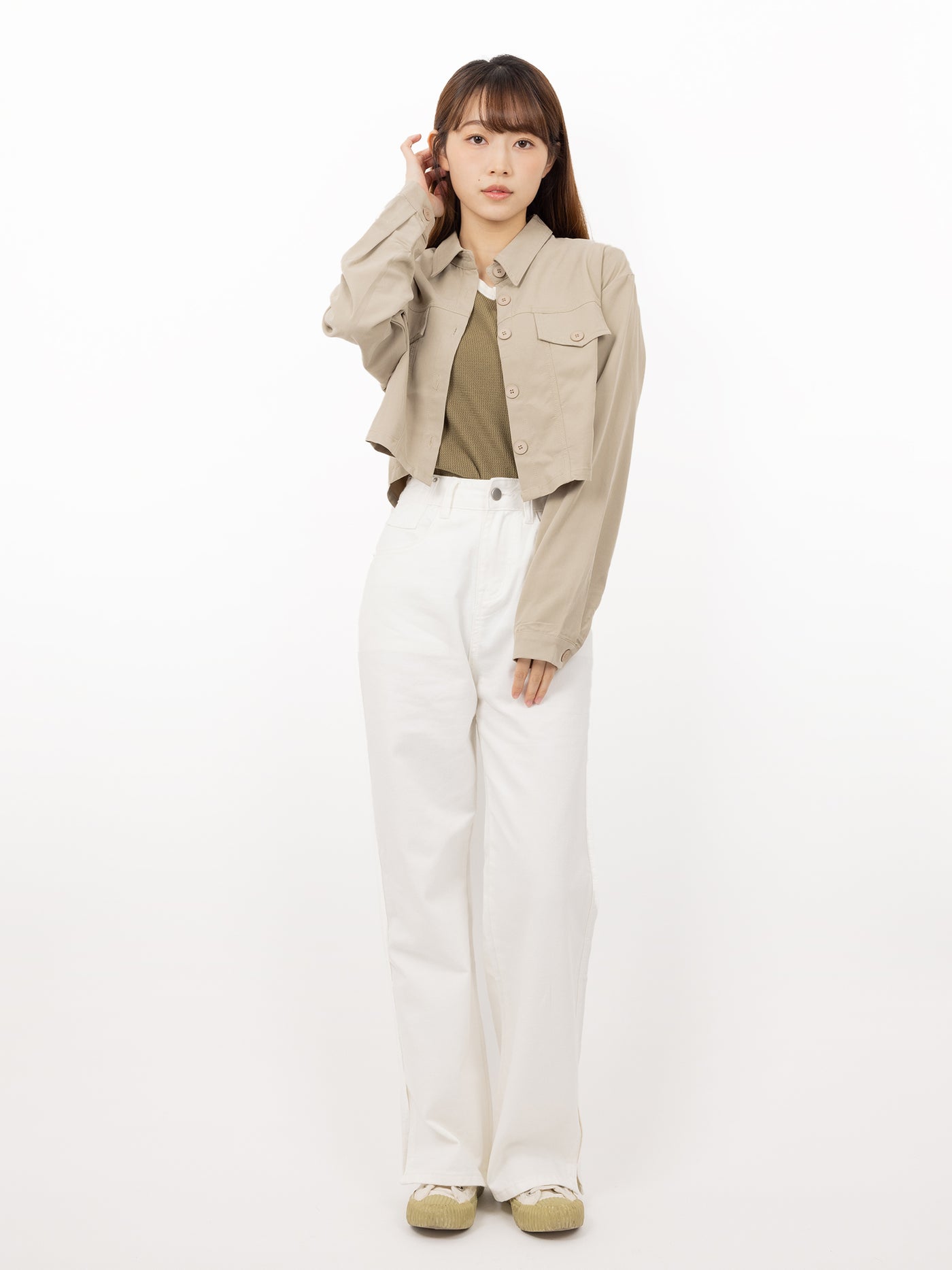 Tyne Cropped Patch Pocket Jacket