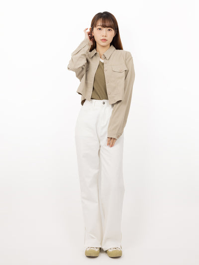 Tyne Cropped Patch Pocket Jacket