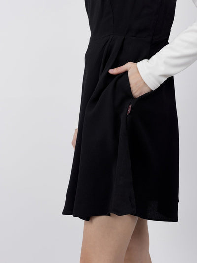 Theia Sweetheart Neck Mini Dress - DAG-DD8731-21BlackS - Black - S - D'ZAGE Designs