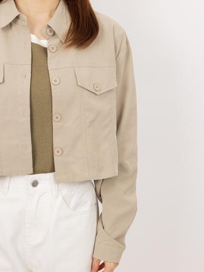 Tyne Cropped Patch Pocket Jacket