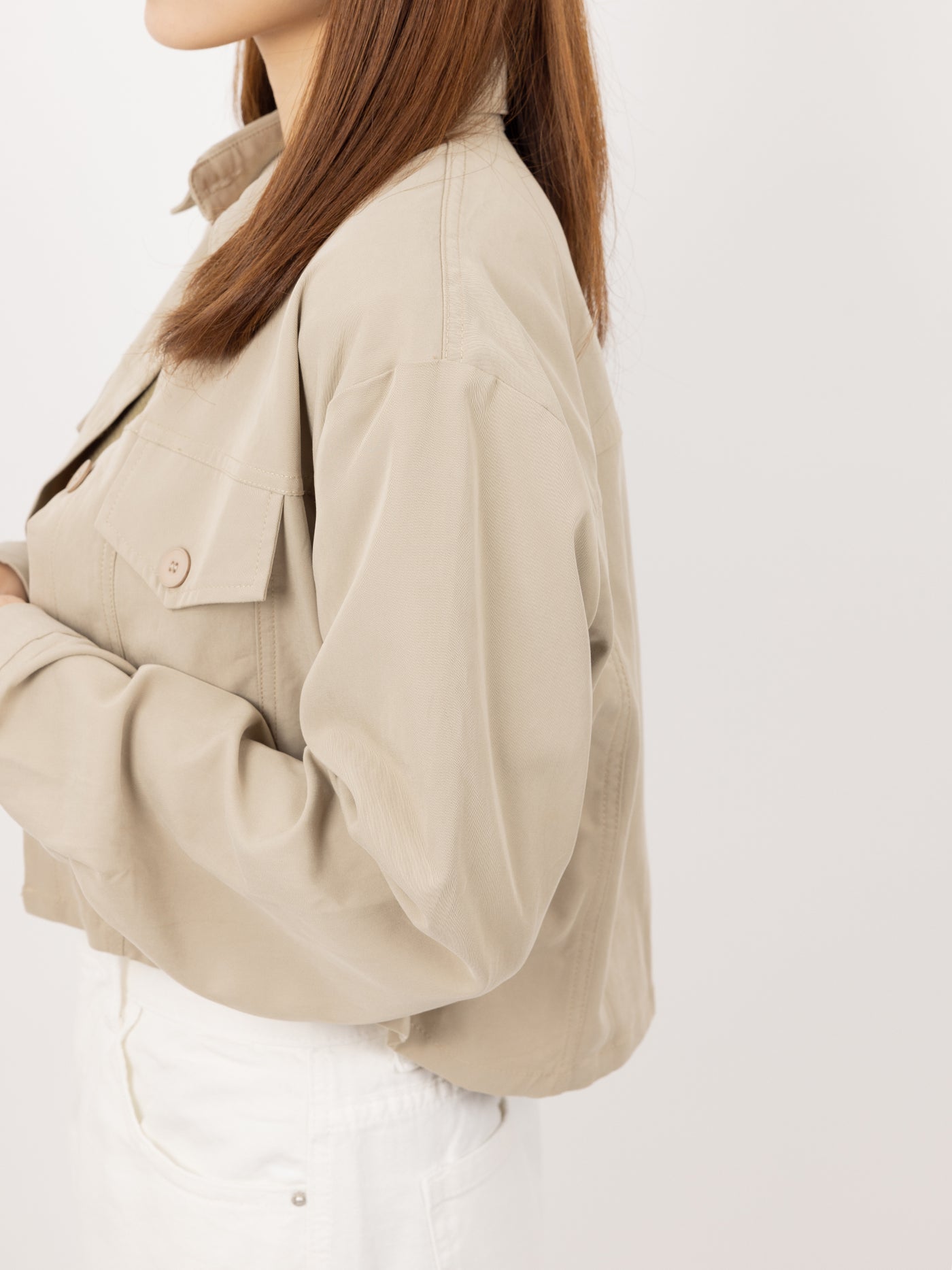 Tyne Cropped Patch Pocket Jacket