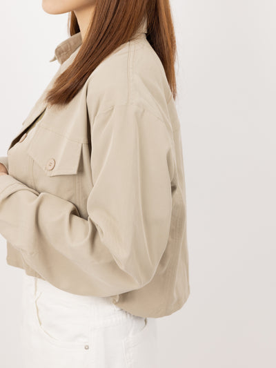 Tyne Cropped Patch Pocket Jacket