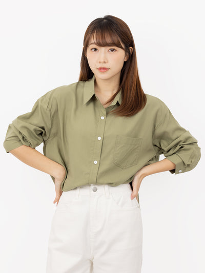 Oversized Long Sleeve Shirt