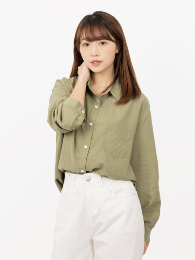 Oversized Long Sleeve Shirt