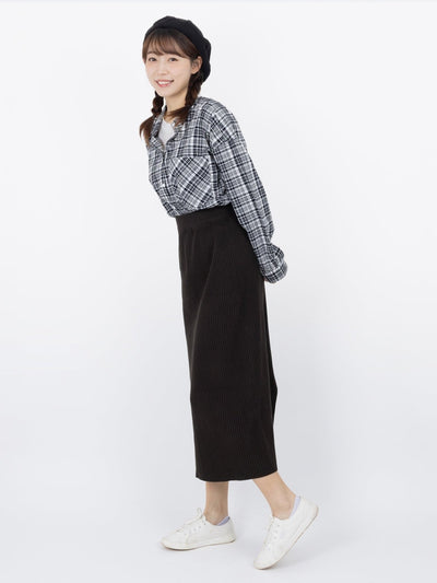 Palmer Plaid Button Up Shirt - DAG-G-9649-22SesameBlackF - Black - F - D'ZAGE Designs