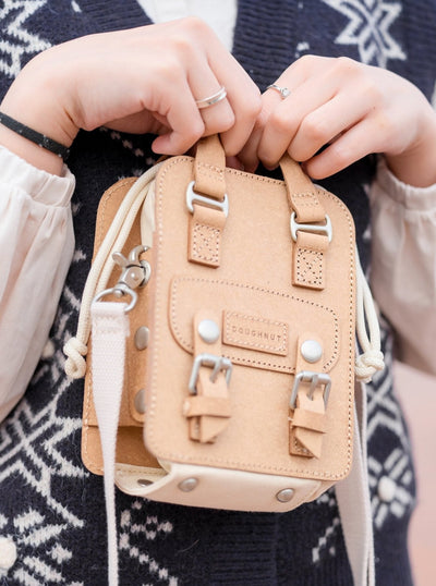 Macaroon Tiny Bucket Organic Cotton Series BEIGE (Authorised Retailer) - DZAGE