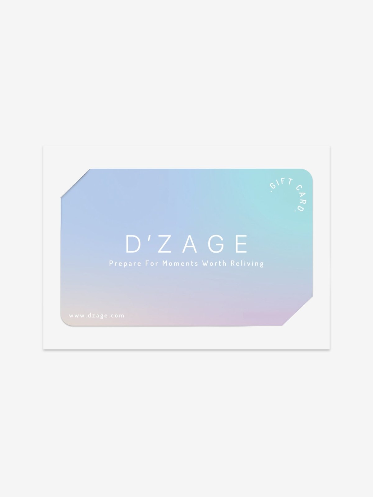 Physical Gift Card - DAG-GIFTPhys500 - $500 - - D'ZAGE Designs